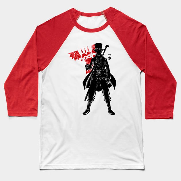 Crimson Revolutionary Baseball T-Shirt by FanFreak